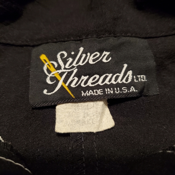 Silver Thread Made In The USA Vintage Windbreaker Pullover Small - Picture 2 of 7